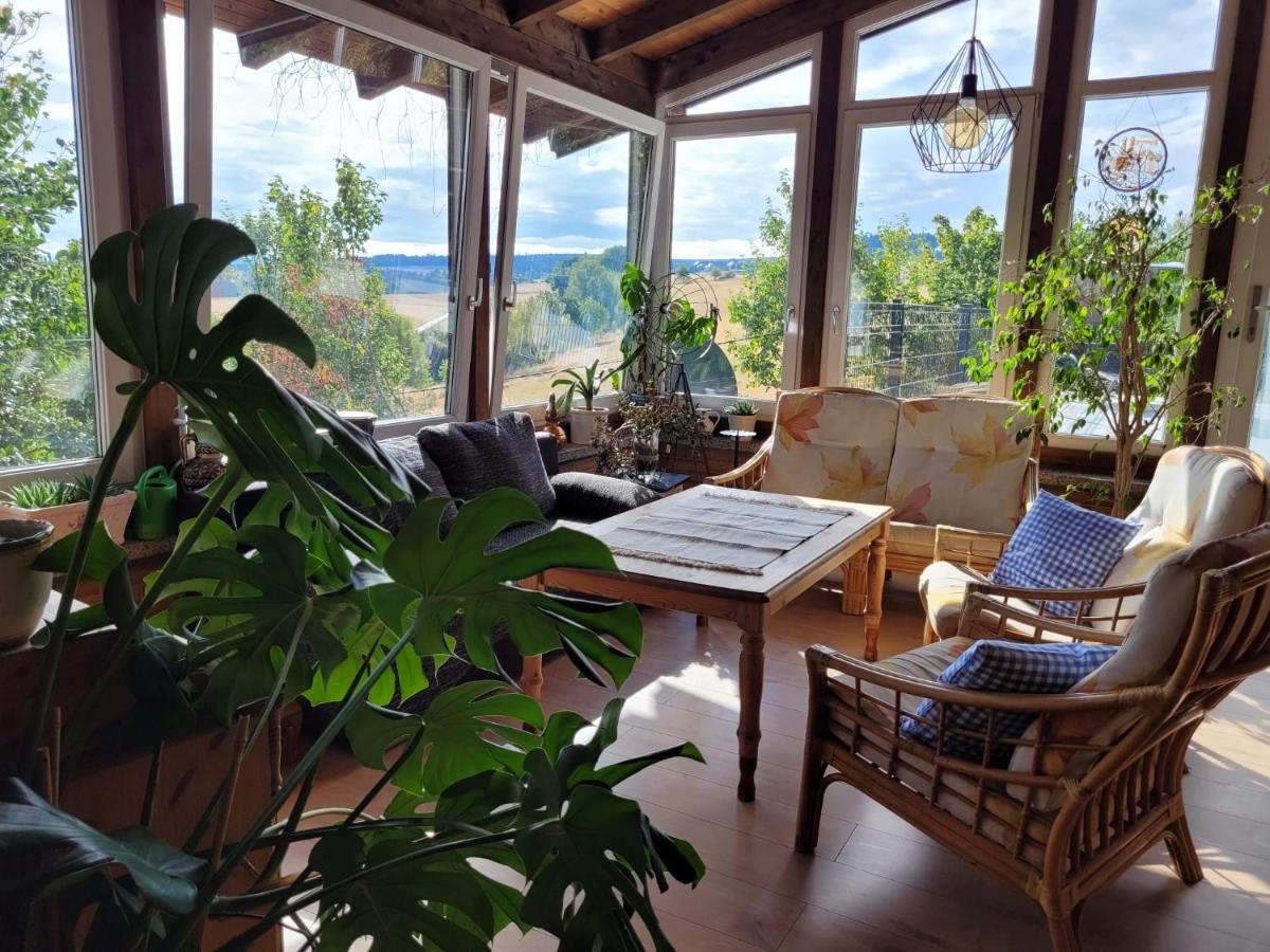 Ruheidylle Weitblick Apartment Kleinich Luaran gambar